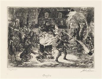 JOHN SLOAN Shine, Washington Square.